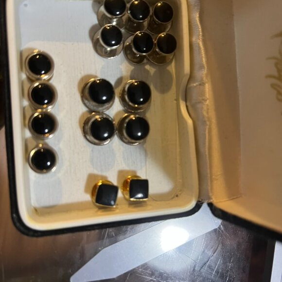 Tuxedo Buttons and Cuff Links